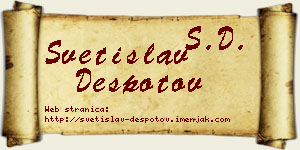 Svetislav Despotov vizit kartica